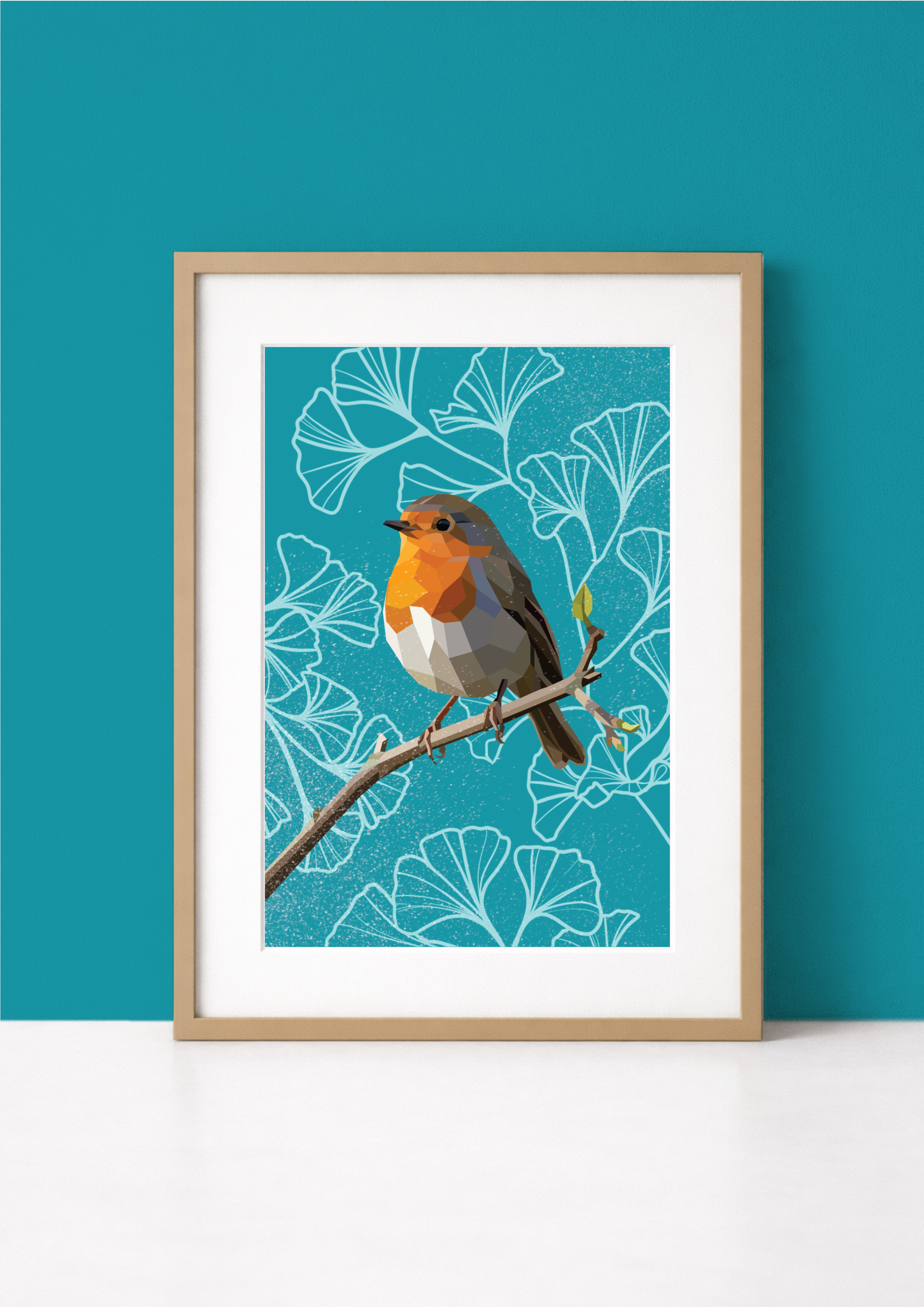 Robin Mural Print