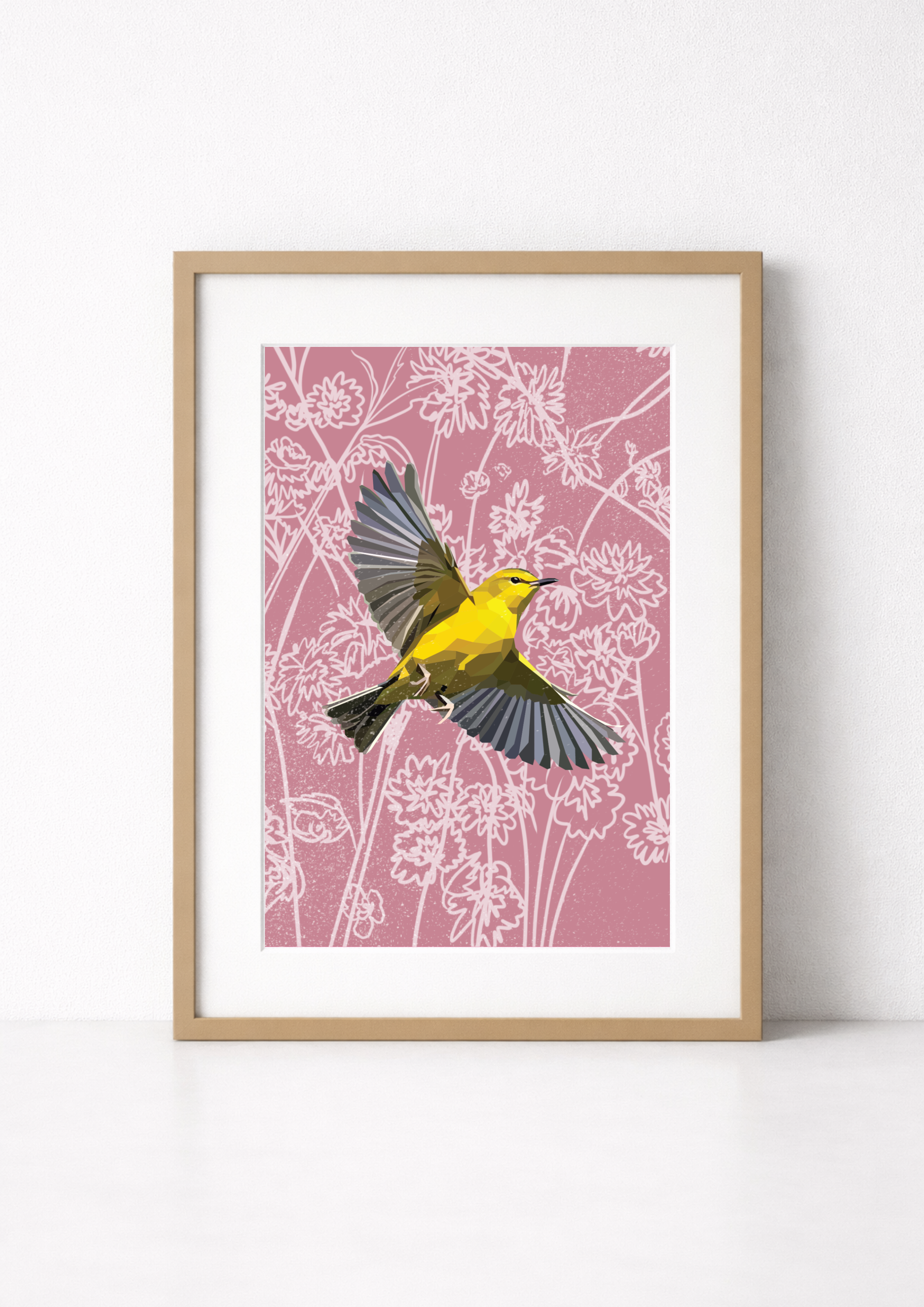 Yellow Warbler Mural Print