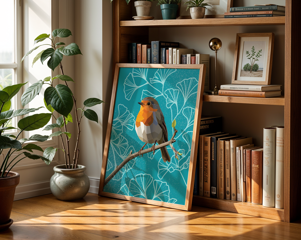 Robin Mural Print